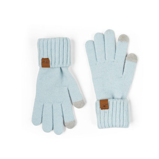 DM Merchandising : Britt's Knits Mainstay Gloves in Blue - DM Merchandising : Britt's Knits Mainstay Gloves in Blue
