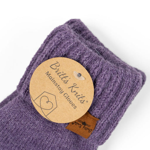 DM Merchandising : Britt's Knits Mainstay Gloves in Purple - DM Merchandising : Britt's Knits Mainstay Gloves in Purple