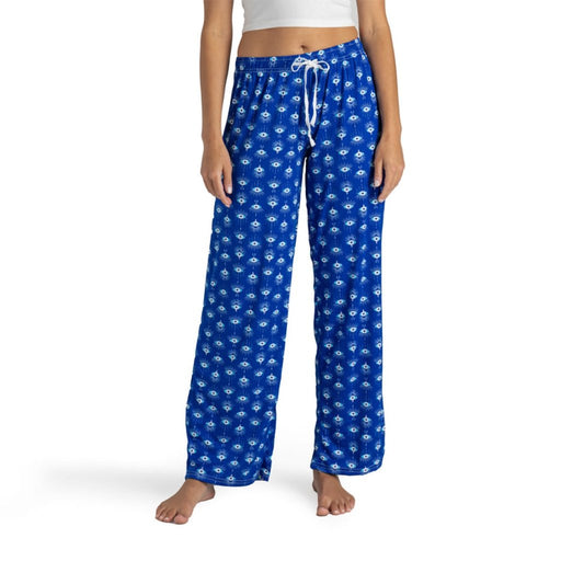 DM Merchandising : Hello Mello Good Dreams Only Wild Night In Lounge Pants in Blue - DM Merchandising : Hello Mello Good Dreams Only Wild Night In Lounge Pants in Blue
