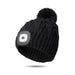 DM Merchandising : Night Scope Nova Pom Hat in Black - DM Merchandising : Night Scope Nova Pom Hat in Black