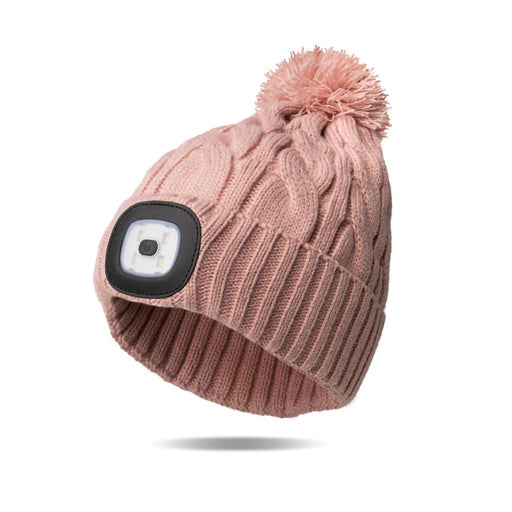 DM Merchandising : Night Scope Nova Pom Hat in Pink - DM Merchandising : Night Scope Nova Pom Hat in Pink