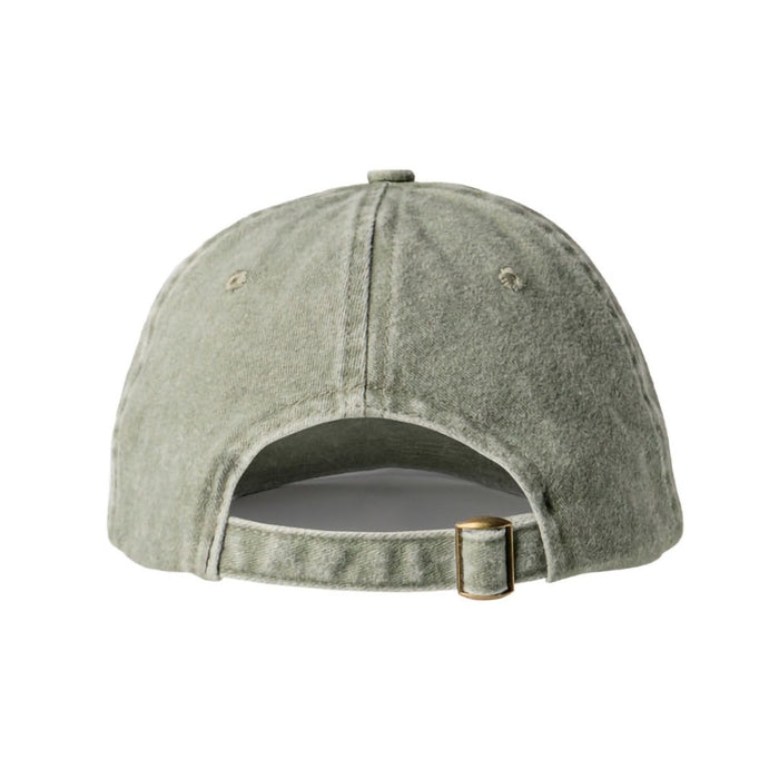 DM Merchandising : Pacific Brim Happy Camper Classic Hat in Green - DM Merchandising : Pacific Brim Happy Camper Classic Hat in Green