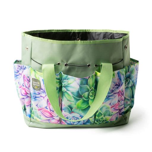 DM Merchandising : Seed & Sprout Gardening Tote Bag in Simply Succulent - DM Merchandising : Seed & Sprout Gardening Tote Bag in Simply Succulent