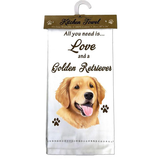 **DO NOT TURN ON**WRONG PHOTO** Pet Lover Kitchen Towel - Golden Retriever - **DO NOT TURN ON**WRONG PHOTO** Pet Lover Kitchen Towel - Golden Retriever - Annies Hallmark and Gretchens Hallmark, Sister Stores