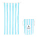 Dock Bay : Quick Dry Beach Towel - Cabana Collection in XL Tulum Blue -