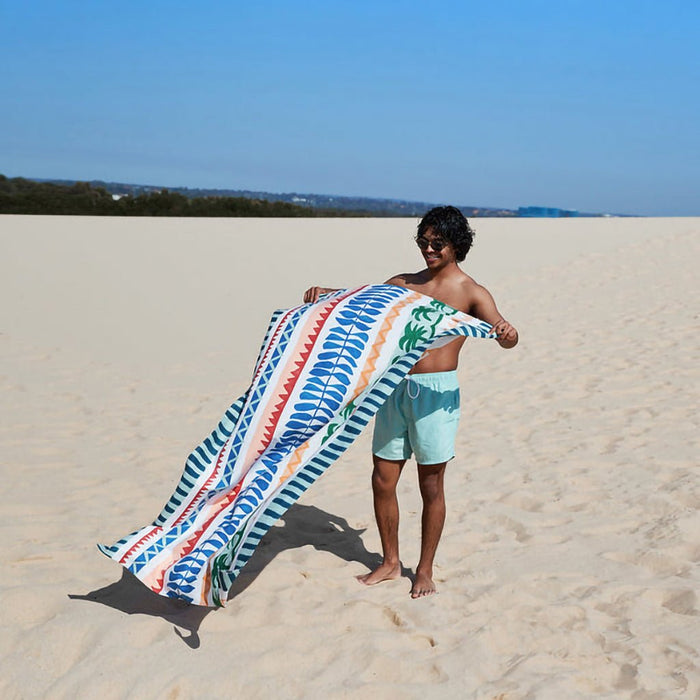 Dock Bay : Quick Dry Beach Towel - XL Palm Beach - Dock Bay : Quick Dry Beach Towel - XL Palm Beach