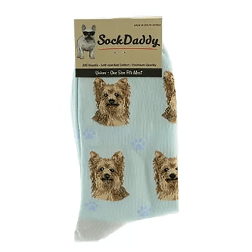 Dog Breed Crew Socks - Yorkie -