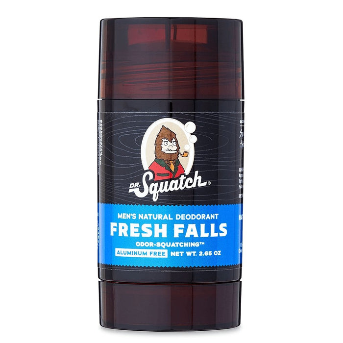 Dr. Squatch Natural Deodorant for Men 3 Pack Fresh Falls Odor-Squatching  Men's Deodorant Aluminum Free (