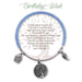 Earth Angel : Birthday Wish Radiant Blue Stone Bracelet -