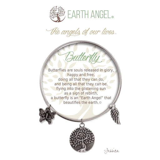 Earth Angel : Butterfly Charm Bracelet in Copper - Earth Angel : Butterfly Charm Bracelet in Copper