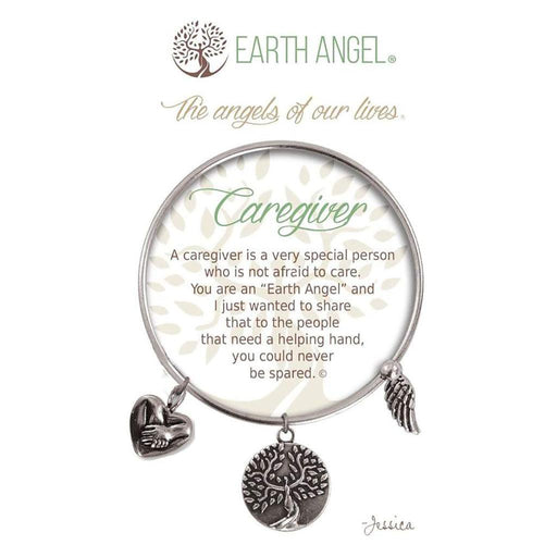 Earth Angel : Caregiver Bracelet in Silver -