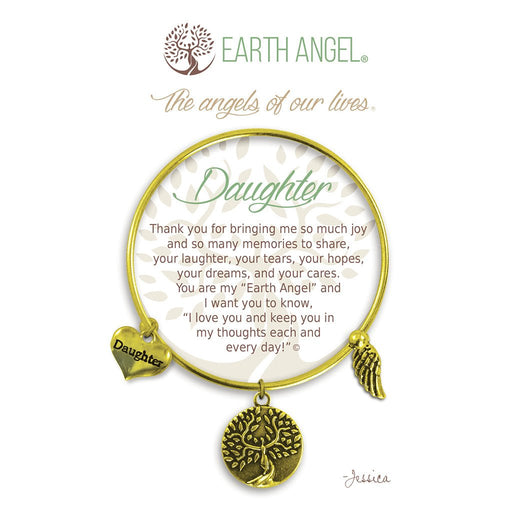 Earth Angel : Daughter Bracelet in Brass - Earth Angel : Daughter Bracelet in Brass