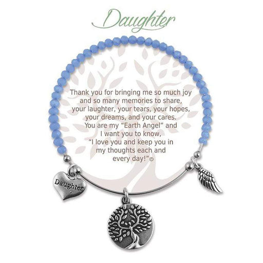 Earth Angel : Daughter Radiant Blue Stone Bracelet -
