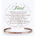 Earth Angel : Friend Cuff Bracelet in Rose Gold -