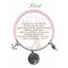 Earth Angel : Friend Radiant Pink Stone Bracelet -