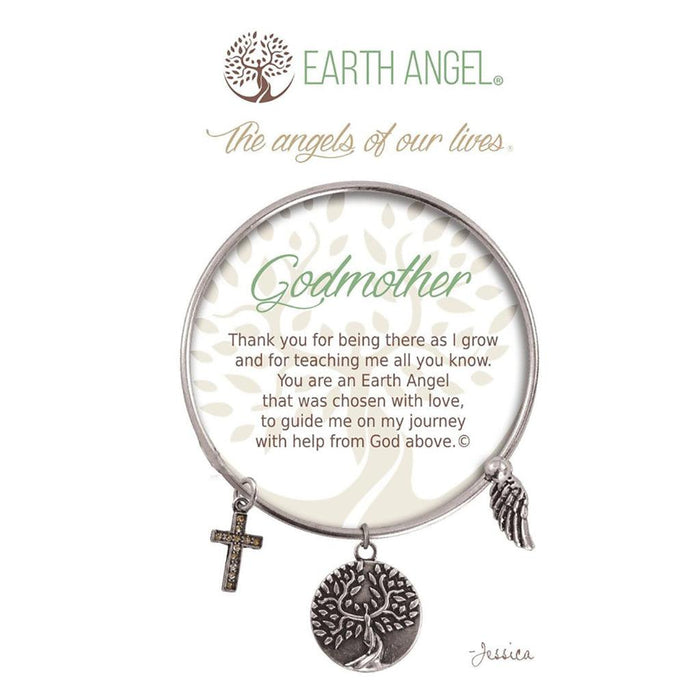 Earth Angel : Godmother Bracelet in Silver -