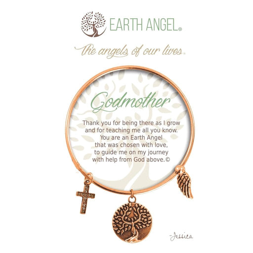 Earth Angel : Godmother Charm Bracelet in Copper - Earth Angel : Godmother Charm Bracelet in Copper