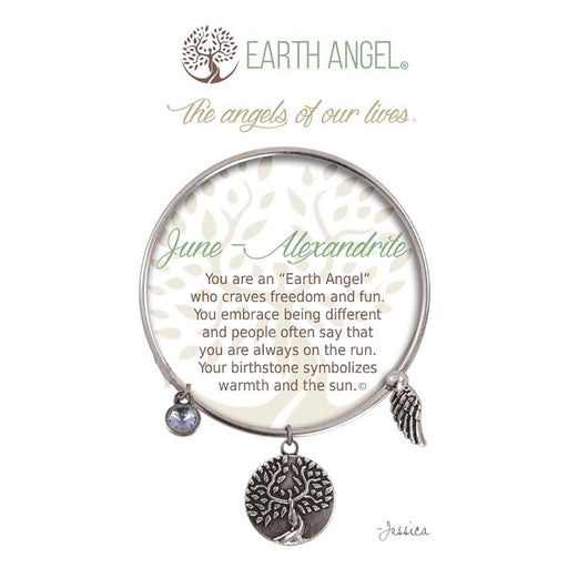 Earth Angel : June - Alexandrite Bracelet in Silver -
