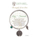 Earth Angel : May – Emerald Bracelet in Silver -