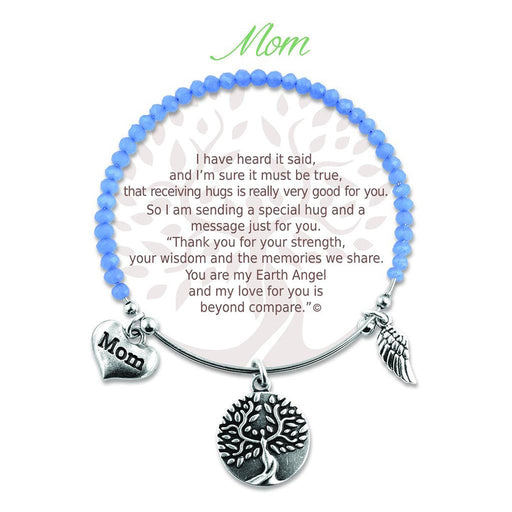 Earth Angel : Mom Radiant Blue Stone Bracelet -