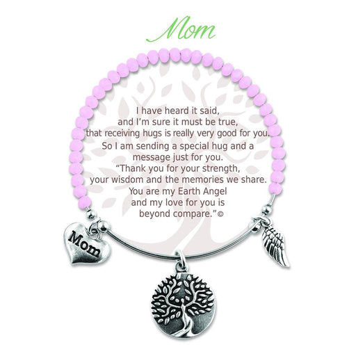 Earth Angel : Mom Radiant Pink Stone Bracelet -