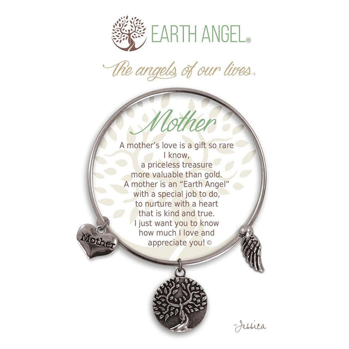 Earth Angel : Mother Bracelet in Silver -