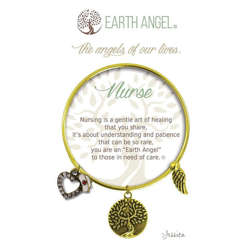 Earth Angel : Nurse Bracelet in Brass -
