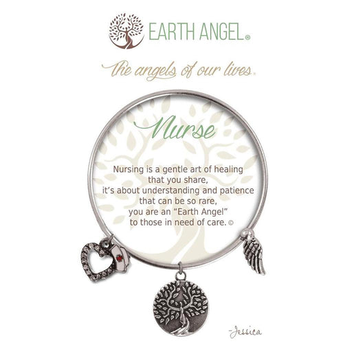 Earth Angel : Nurse Bracelet in Silver -