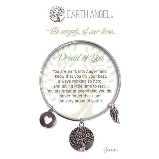 Earth Angel : Proud of You Bracelet in Silver -
