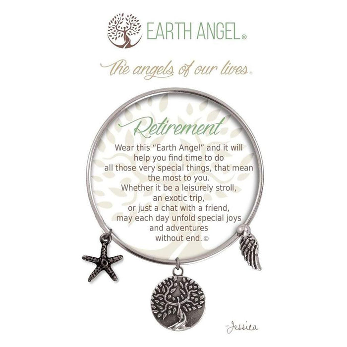 Earth Angel : Retirement Bracelet in Silver -