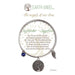 Earth Angel : September - Sapphire Bracelet in Silver -