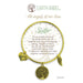 Earth Angel : Sister Bracelet in Brass -