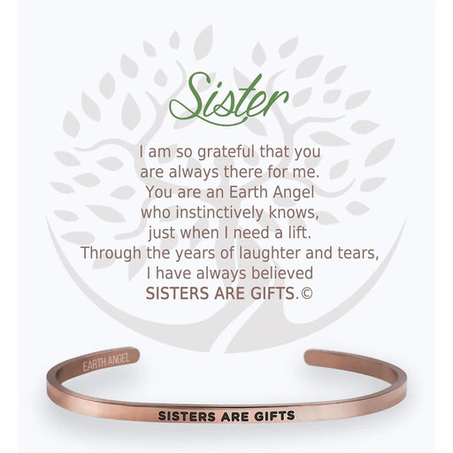 Earth Angel : Sister Cuff Bracelet in Rose Gold -