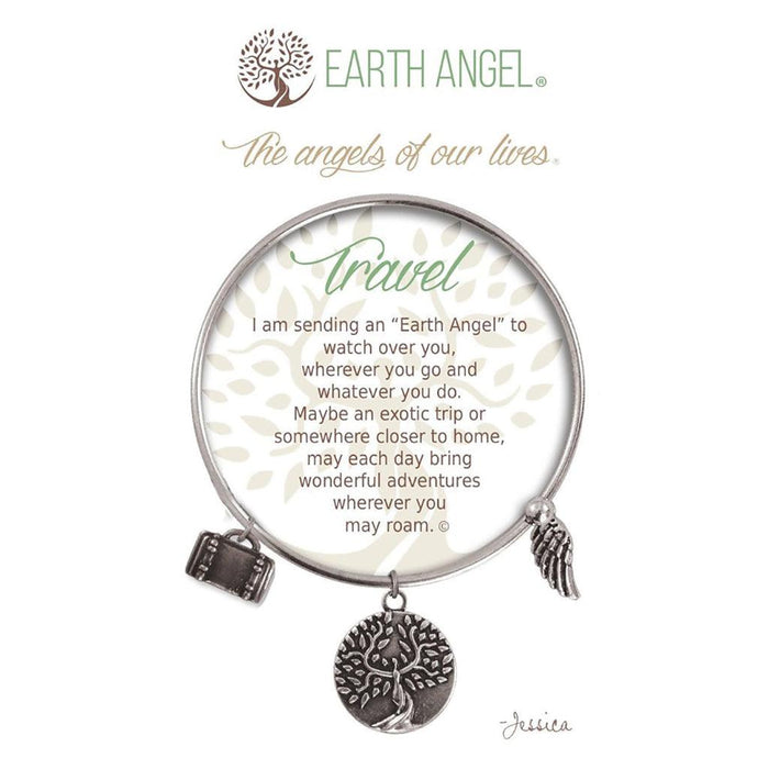 Earth Angel : Travel Bracelet in Silver -