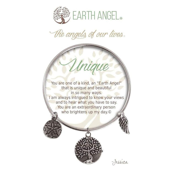 Earth Angel : Unique Bracelet in Silver -