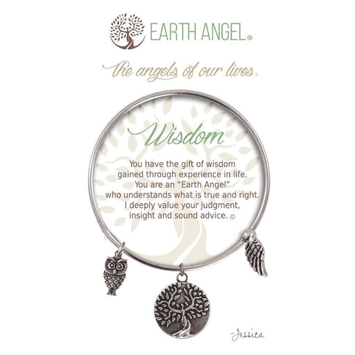 Earth Angel : Wisdom Bracelet in Silver -