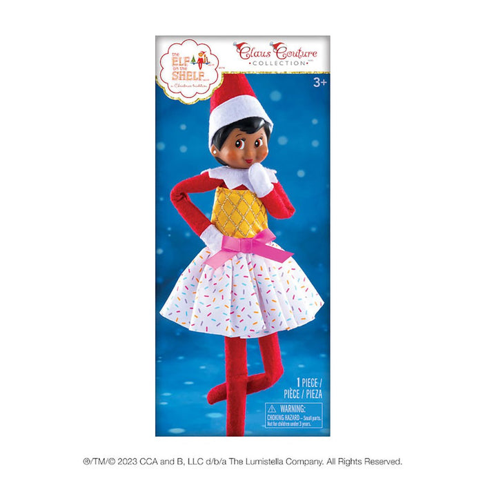 Elf On the Shelf : Claus Couture Collection® Ice Cream Party Dress - Elf On the Shelf : Claus Couture Collection® Ice Cream Party Dress