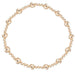 enewton : Classic Sincerity Pattern Bead Bracelet - Gold (3 Asstd Thicknesses) -