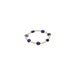 Enewton Designer : Admire Gold 3mm Bead Bracelet - Gemstone in Lapis -