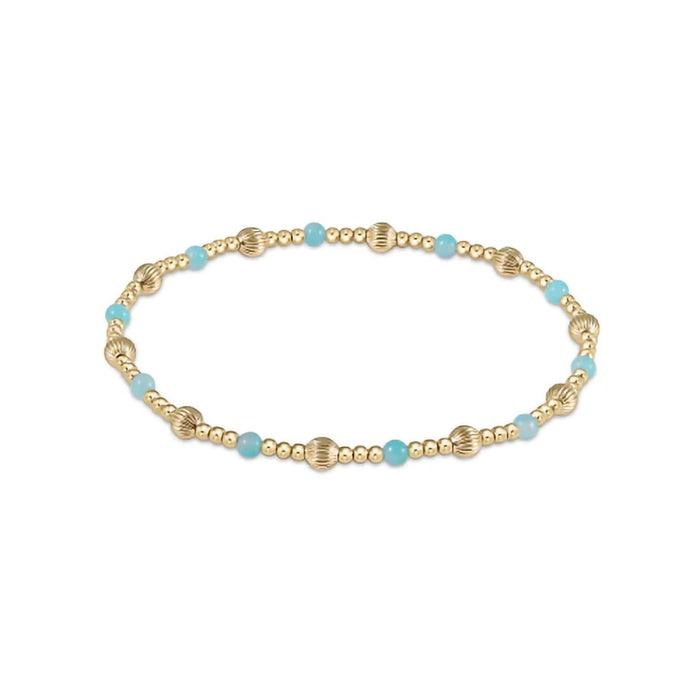 Enewton Designer : Dignity Sincerity 4mm Bead Bracelet - Gemstone in Amazonite -