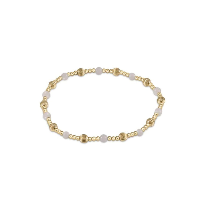 Enewton Designer : Dignity Sincerity 4mm Bead Bracelet - Gemstone in Moonstone -