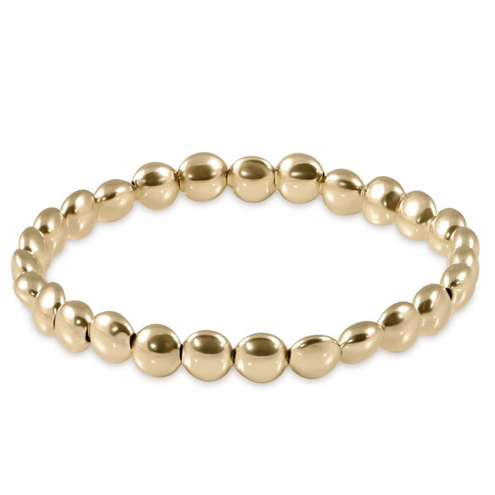 Enewton Designer : Honesty - 6mm Bead Bracelet - Gold - Enewton Designer : Honesty - 6mm Bead Bracelet - Gold