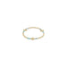 Enewton Designer : Signature Cross Gold Bliss Pattern 2.5mm Bead Bracelet in Amazonite -