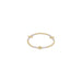 Enewton Designer : Signature Cross Gold Bliss Pattern 2.5mm Bead Bracelet in Labradorite -