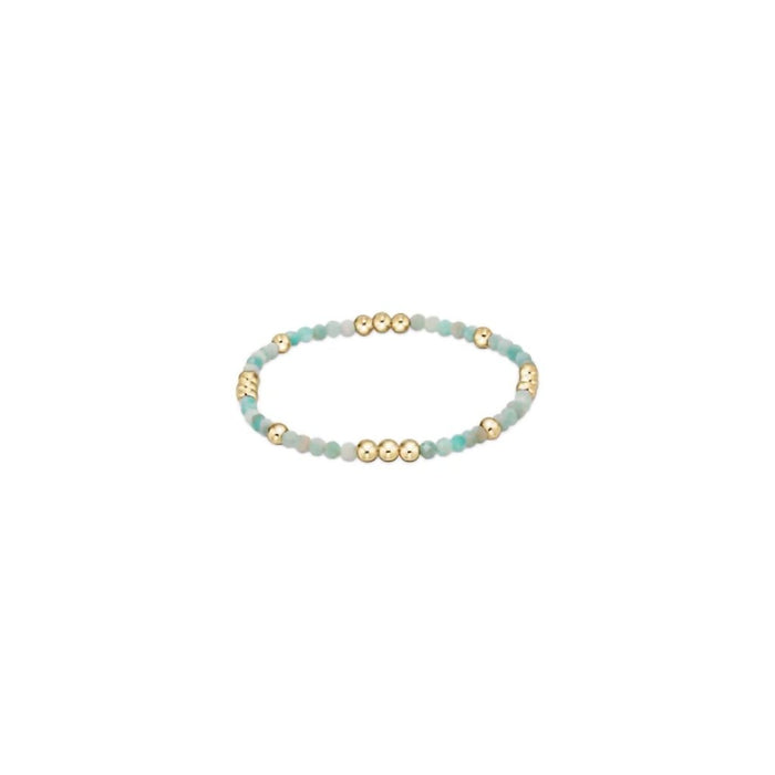 Enewton Designer : Worthy 3mm Bead Bracelet - Gemstone in Amazonite -