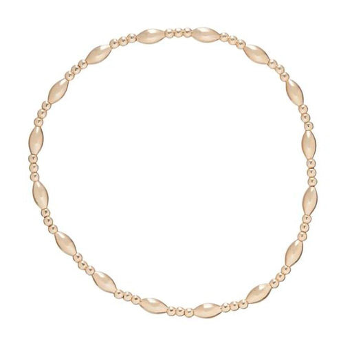 enewton : Harmony Sincerity Pattern 2mm Bead Bracelet - Gold -