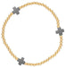 enewton : Signature Cross Bracelet Gold Charcoal -