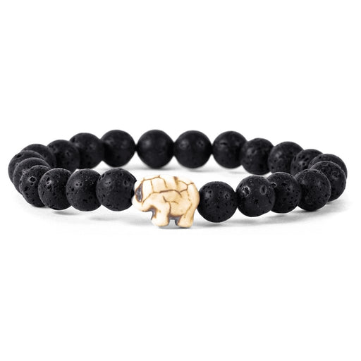 Fahlo : The Expedition Bracelet in Lava Stone -