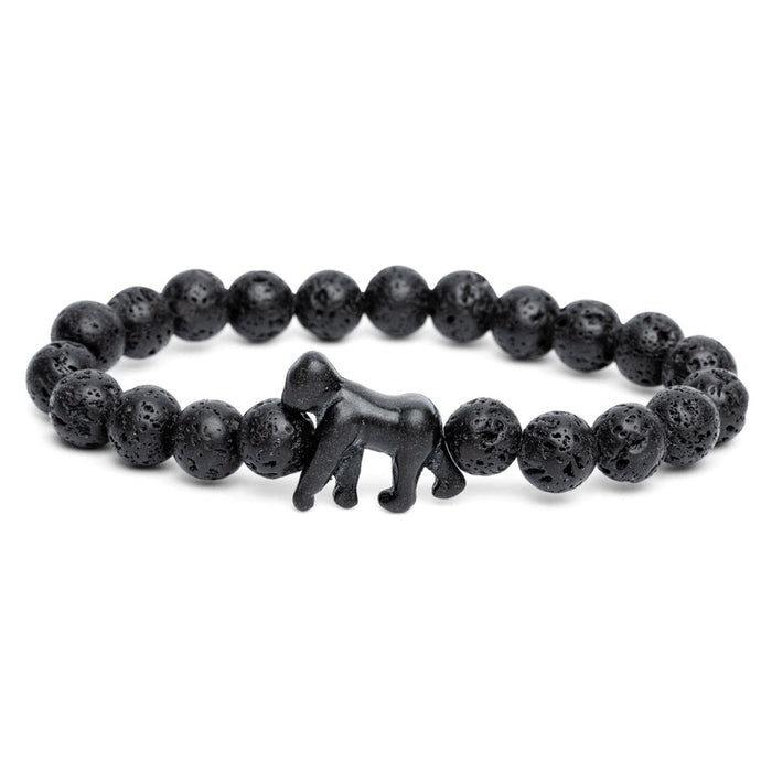 Fahlo : The Traverse Bracelet in Lava Stone Blackout - Gorilla - Fahlo : The Traverse Bracelet in Lava Stone Blackout - Gorilla