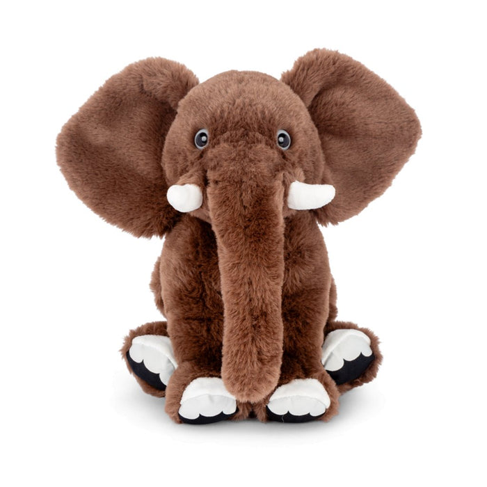 Noukie's - Mini Anna Plush Toy - Velvet Elephant + Wooden Ring